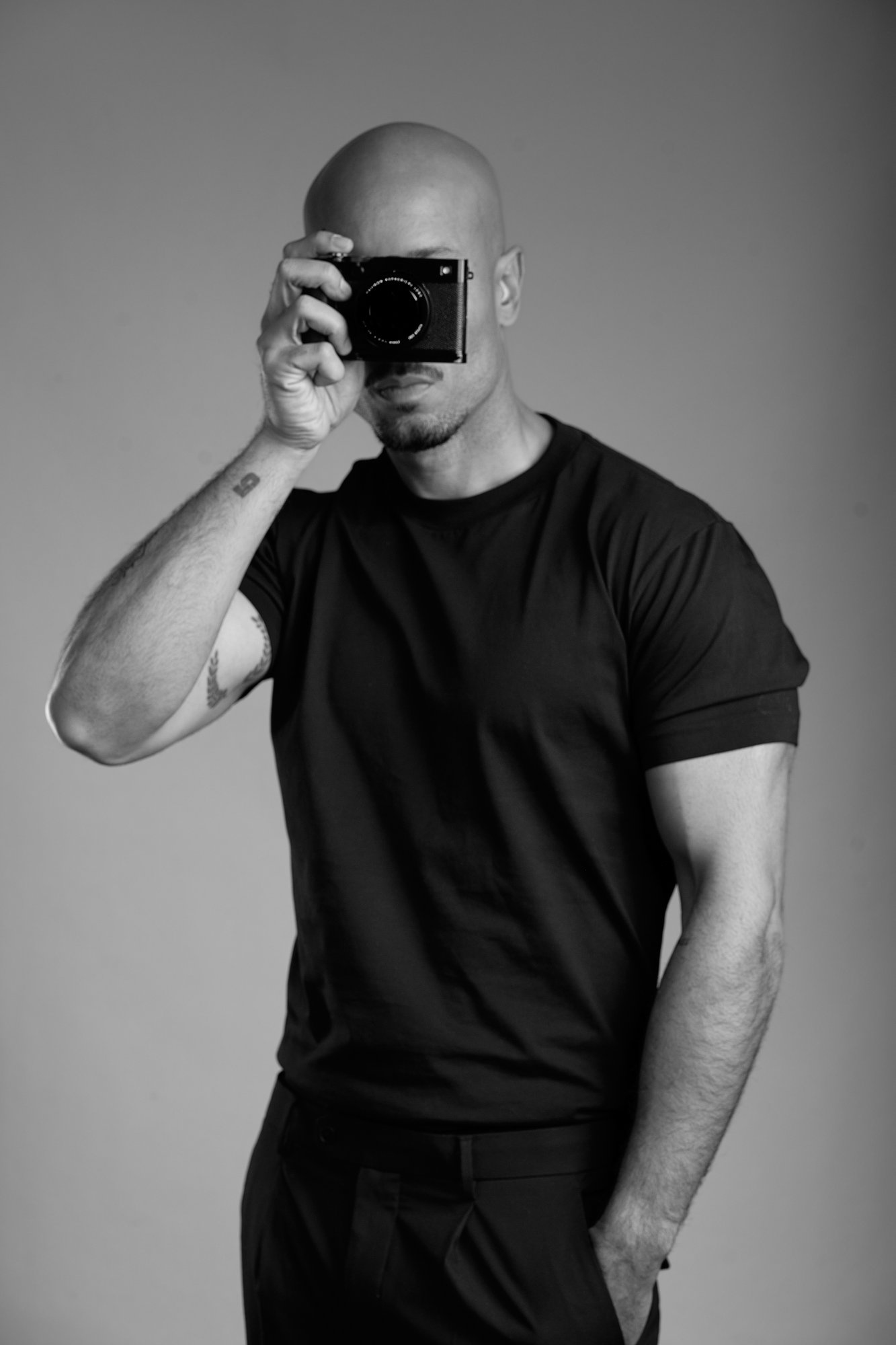 Greg — photographer and founder of Écho Visuel, Montreal studio portrait and editorial photographer